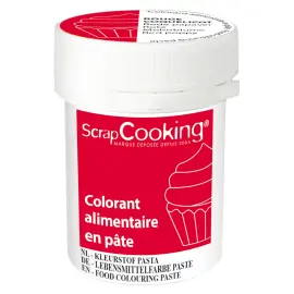 Pastafarge Rød Valmue ScrapCooking