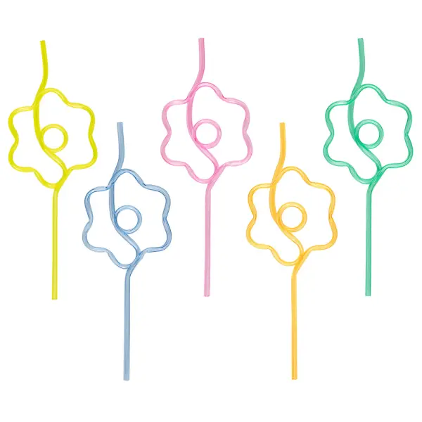 Swirly Straws Sugerør 5-pakning