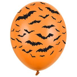 Latexballonger Flaggermus Pastell Oransje