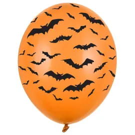 Latexballonger Flaggermus Pastell Oransje