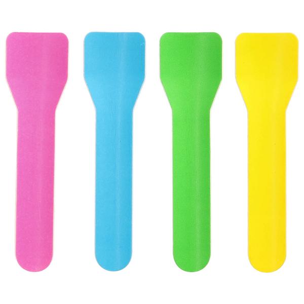 Isskjeer Blå/Grønn/Gul 100-pakning