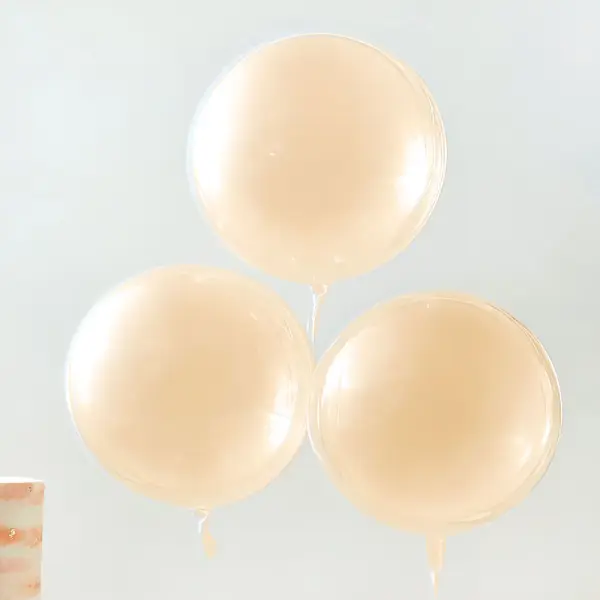 Runde Orb Ballonger Ombre Peach