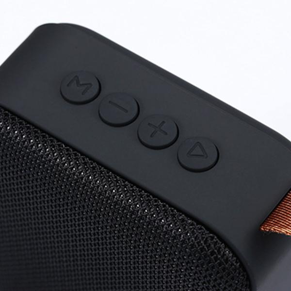 Firkantet Bluetooth Høyttaler Rød