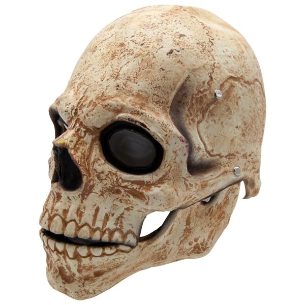 Latexmaske Hodeskalle med Bevegelig Kjeve