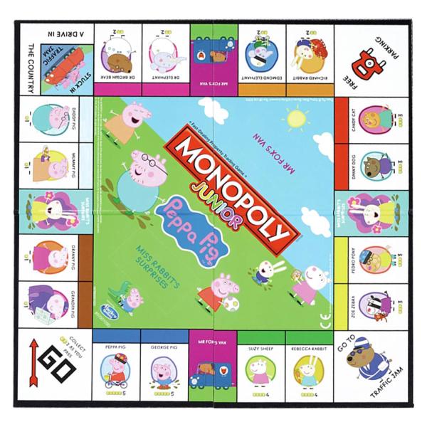 Monopol Junior Peppa Gris Spill Engelsk