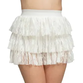 80-talls Blondeskj&oslash;rt Hvitt