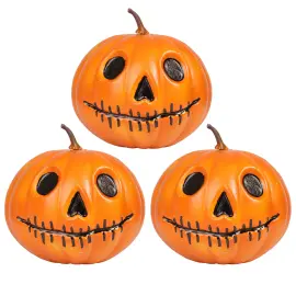 Halloweengresskar Dekorasjoner 3-pakning