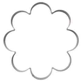 Perforert Kakering Blomst