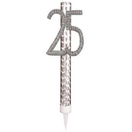 Sølv Isfakkel med Tallet 25