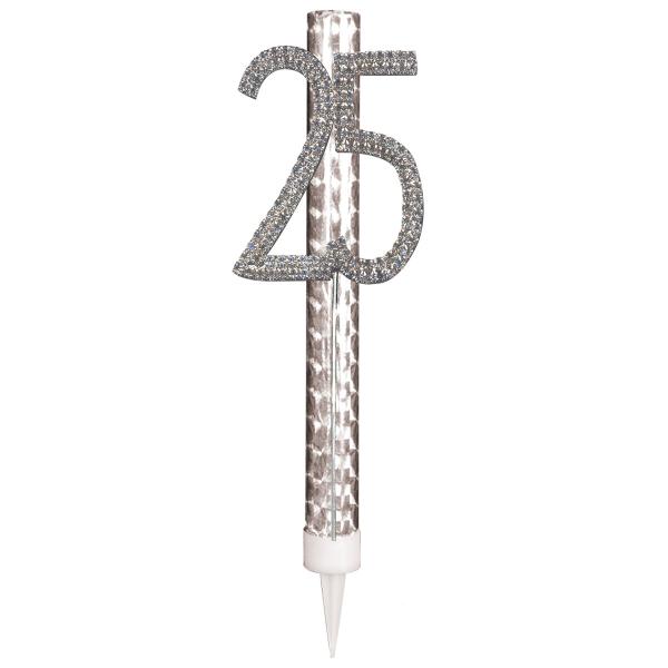 Sølv Isfakkel med Tallet 25