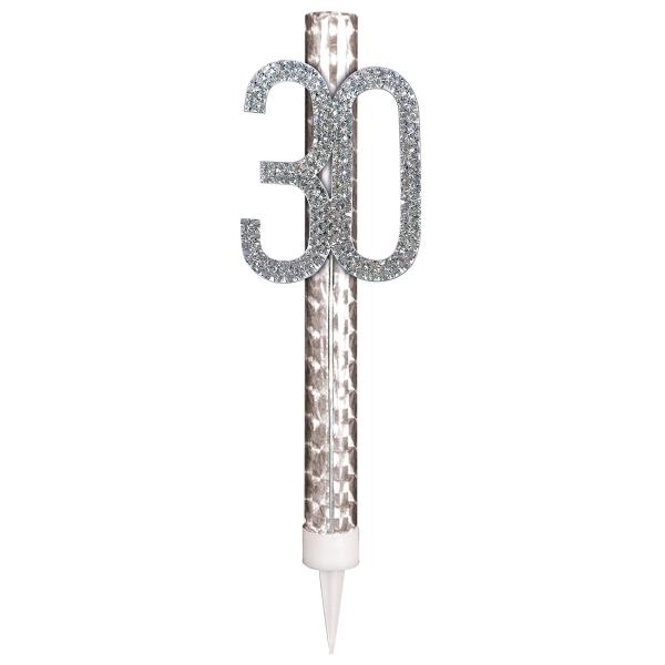 Sølv Isfakkel med Tallet 30