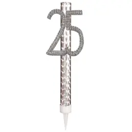 S&oslash;lv Isfakkel med Tallet 25