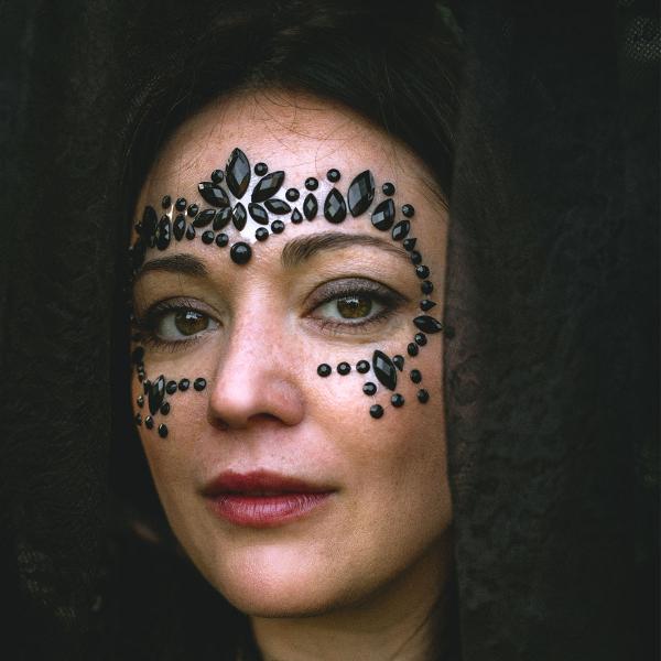 Face Jewels Svart A