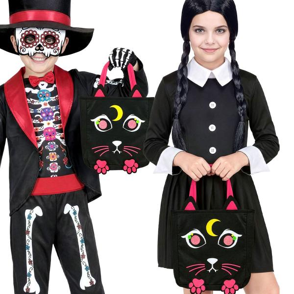 Filtpose Katt Halloween