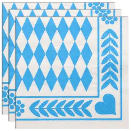 Oktoberfest Engangsservietter Bayersk 20-pakning