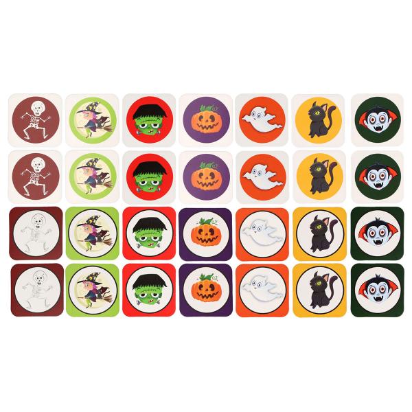 Memoryspill Halloween 28 Kort