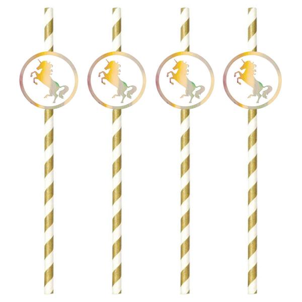 Papirsugerør Unicorns