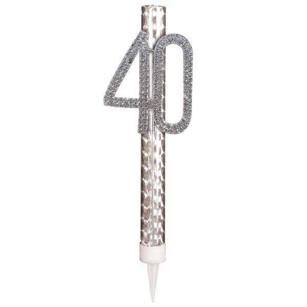 Sølv Isfakkel med Tallet 40