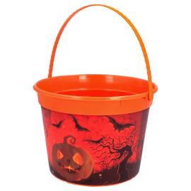Godterib&oslash;tte Halloween Holografisk Oransje