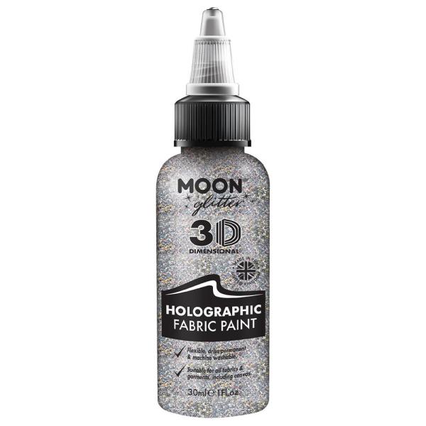 Moon Glitter Holografisk Glitter Tekstilfarge 30 ml
