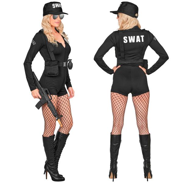 Kostyme SWAT Svart