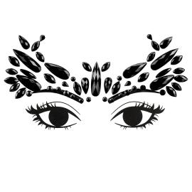 Face Jewels Svart B