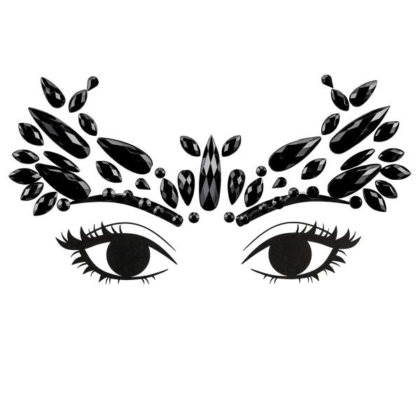 Face Jewels Svart B