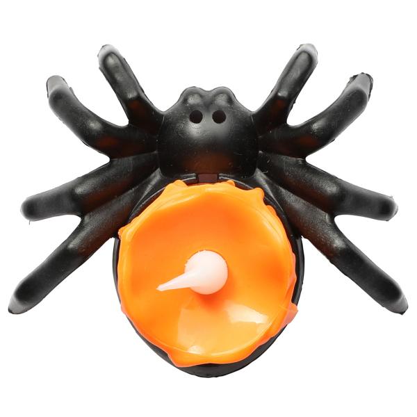 Halloween Edderkopp med LED-lys