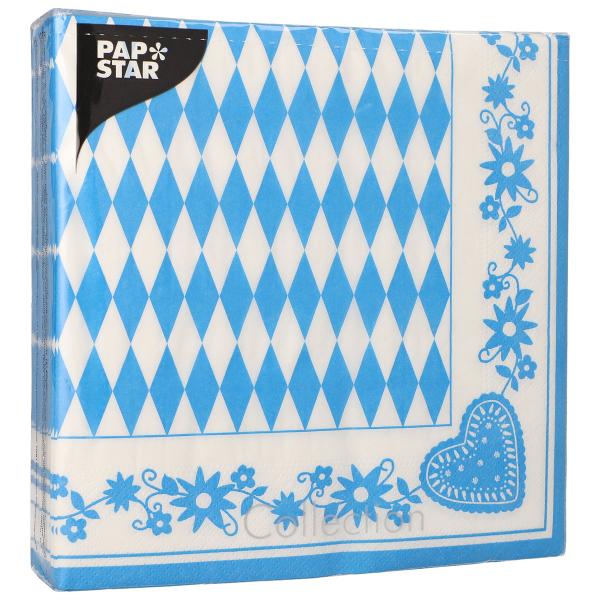 Oktoberfest Engangsservietter Bayersk 50-pakning