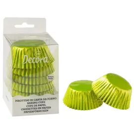Muffinsformer Metallic Limegrønn 60-pakning