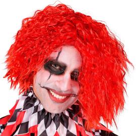 Krøllete Parykk Rød