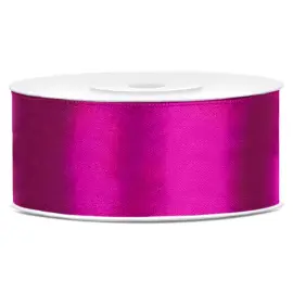 Satengbånd Fuksia 25 mm