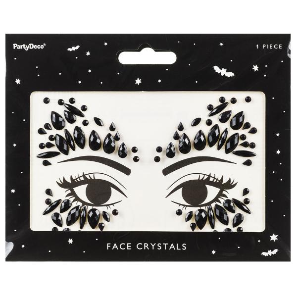 Face Jewels Svart C