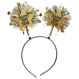 Happy New Year H&aring;rb&oslash;yle med Gullstjerner