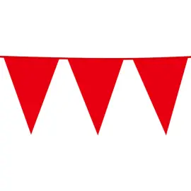 Vimpelgirlander Stor Rød