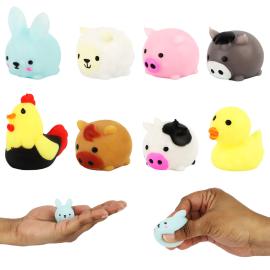 Squishy G&aring;rdsdyr Leket&oslash;y 3-5 cm