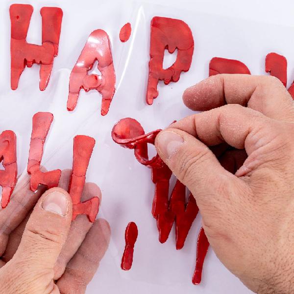 Gel Vindusdekorasjon Happy Halloween
