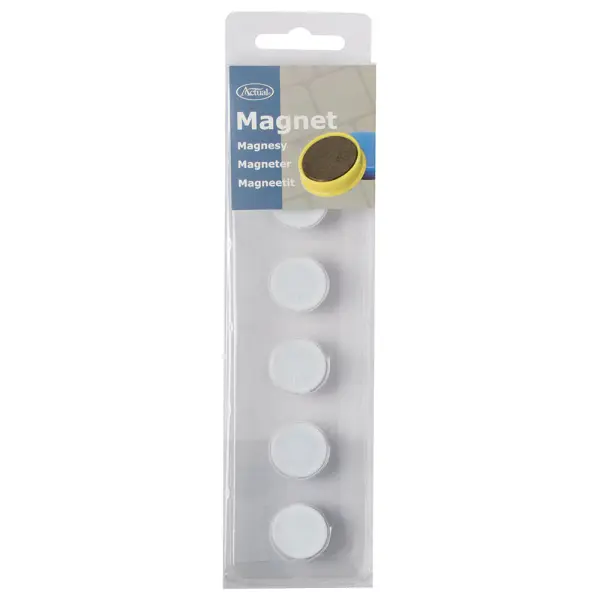 Magnet Hvit 6-pakning