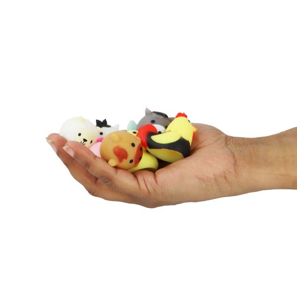 Squishy Gårdsdyr Leketøy 3-5 cm