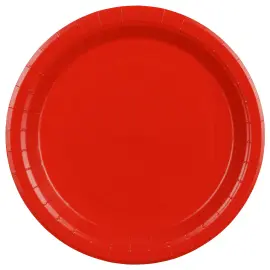 Papptallerkener R&oslash;d
