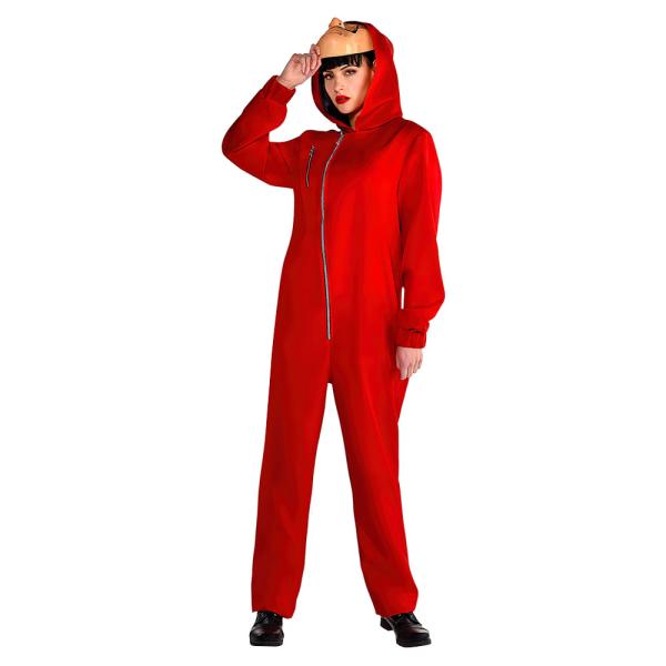 Money Heist Kostyme med Maske