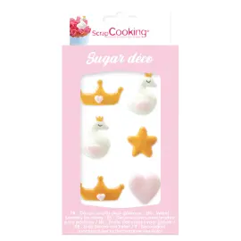 Sukkerpynt Svaner & Kroner