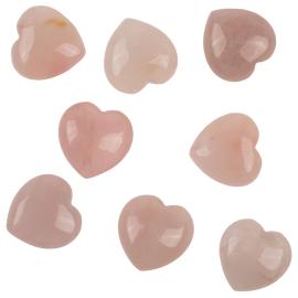 Rosenkvarts Hjerte 2,5 cm