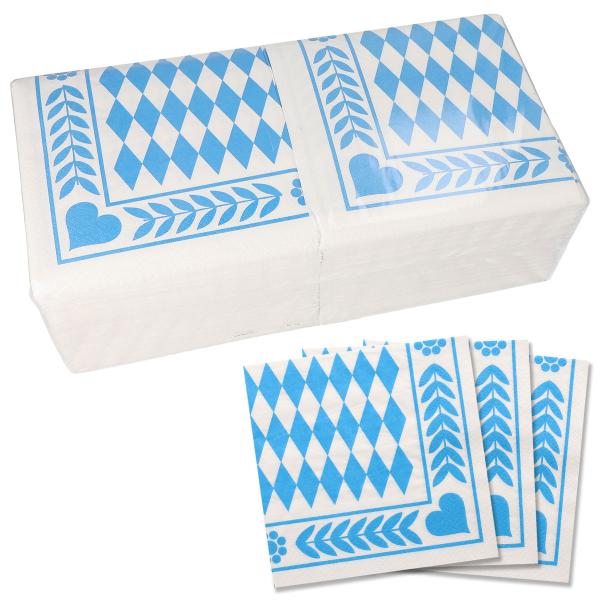 Oktoberfest Engangsservietter Bayersk 250-pakning