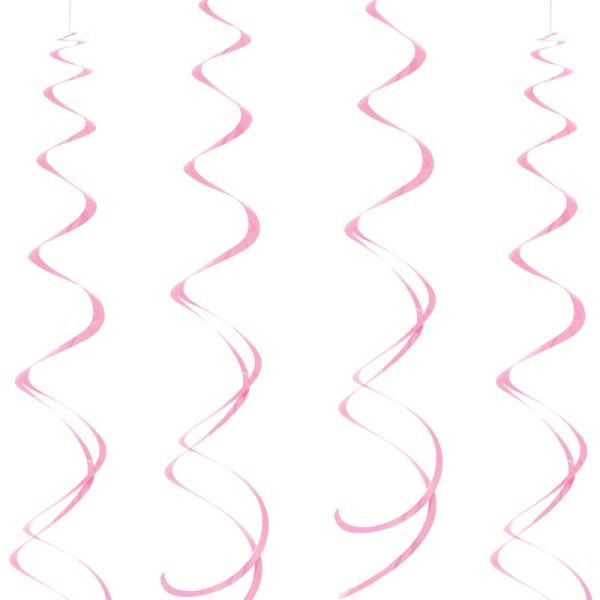 Hengende Pynt Swirls Rosa