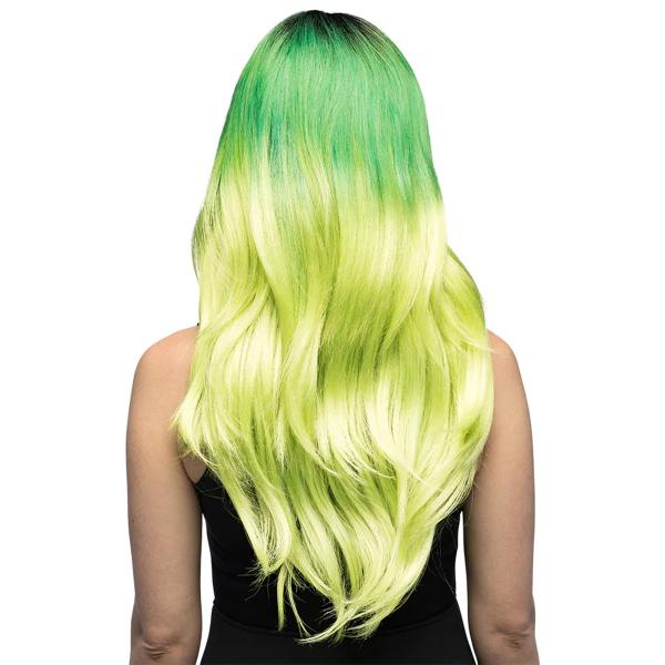 Parykk med Lugg Grønn