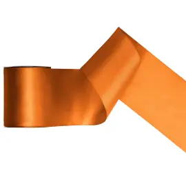 Satengbånd Rustoransje 100 mm