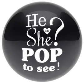 He or She Pop To See Konfettiballong