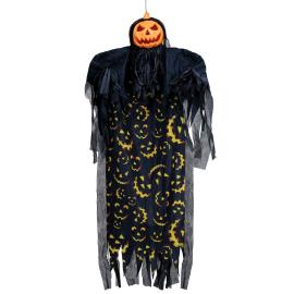 Hengende Halloween Gresskar med Lys & Lyd