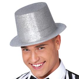Glitter Hatt Sølv
